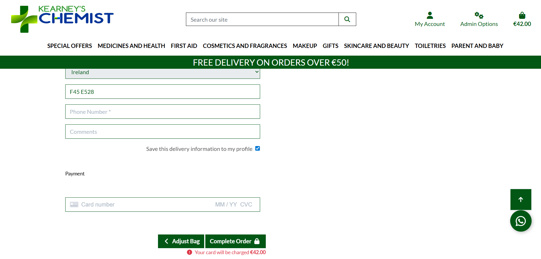 Payment Page