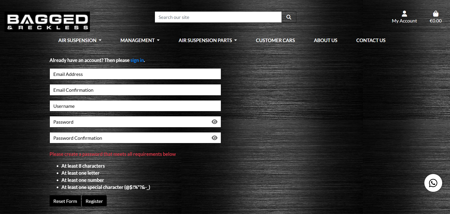 Sign Up